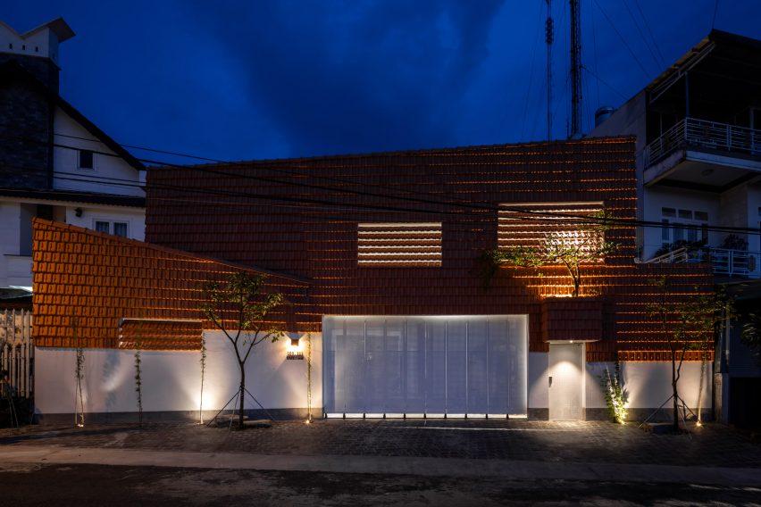Exterior of Tile House by The Bloom Architects