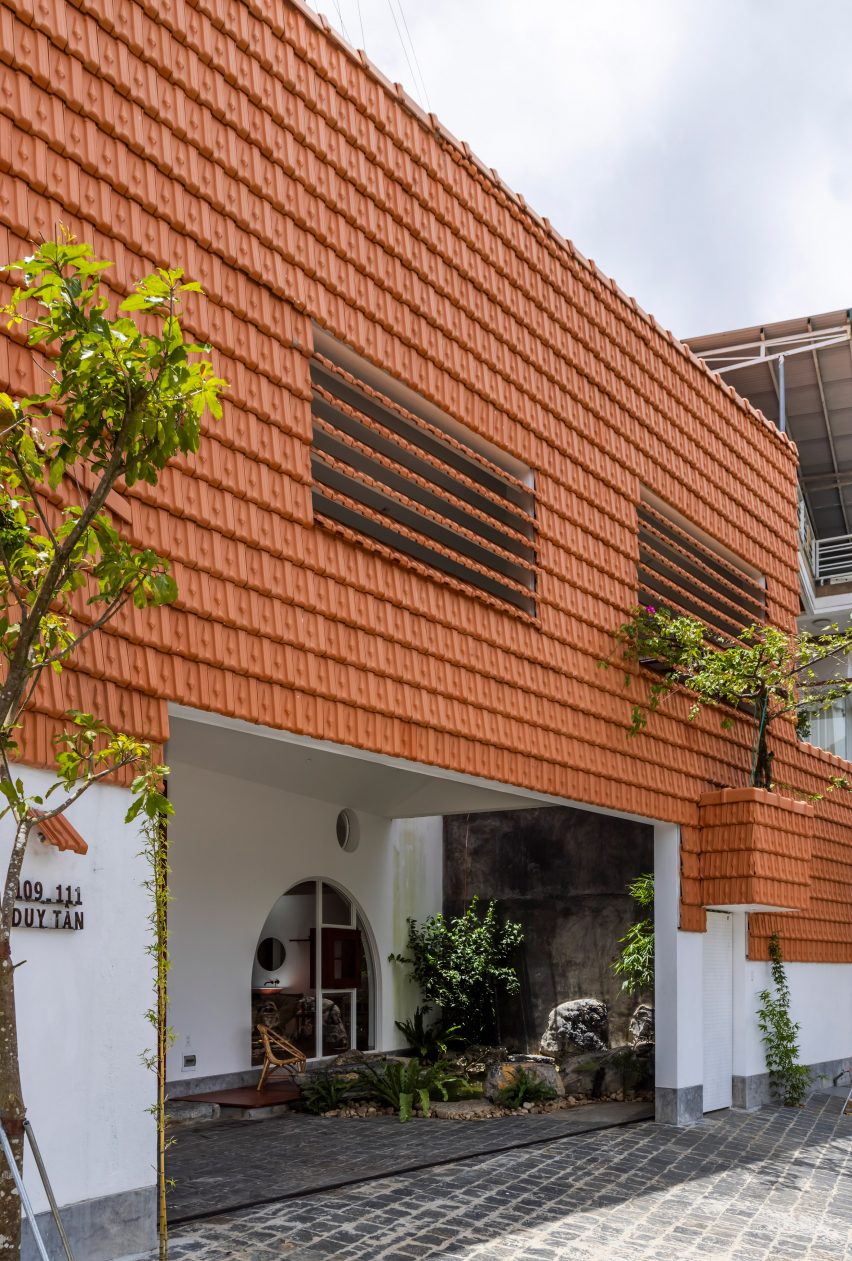 Exterior of Tile House by The Bloom Architects