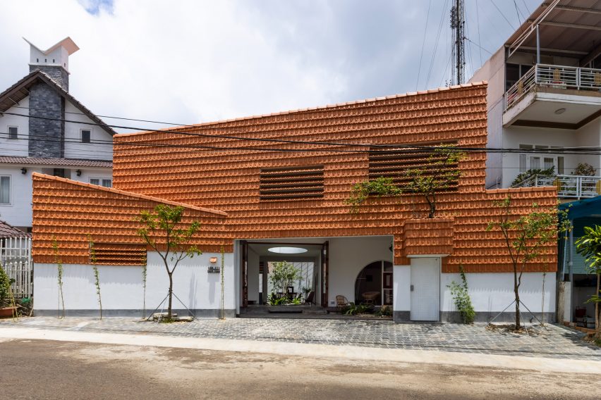 Exterior of Tile House by The Bloom Architects