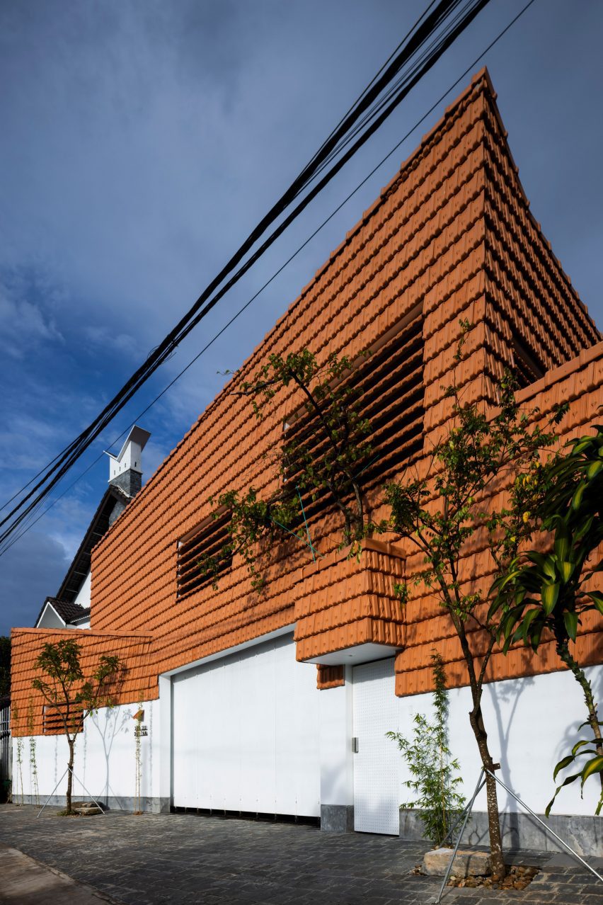 Exterior of Tile House by The Bloom Architects