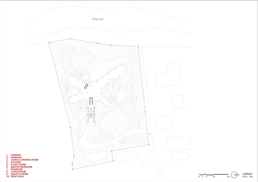 Site plan of Under the Rain Trees by All(zone)