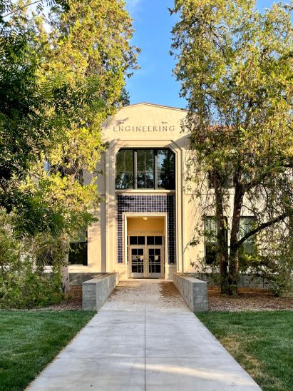 Old facade at Walker Hall by Leddy Maytum Stacy Architects