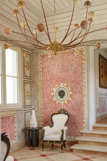 Ornate interiors with bespoke lighting
