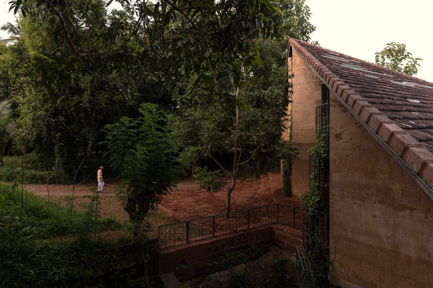Exterior view of Nisarga Art Hub by Wallmakers in Kerala, India