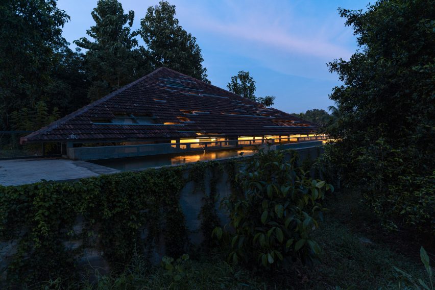Exterior view of Nisarga Art Hub by Wallmakers in Kerala, India