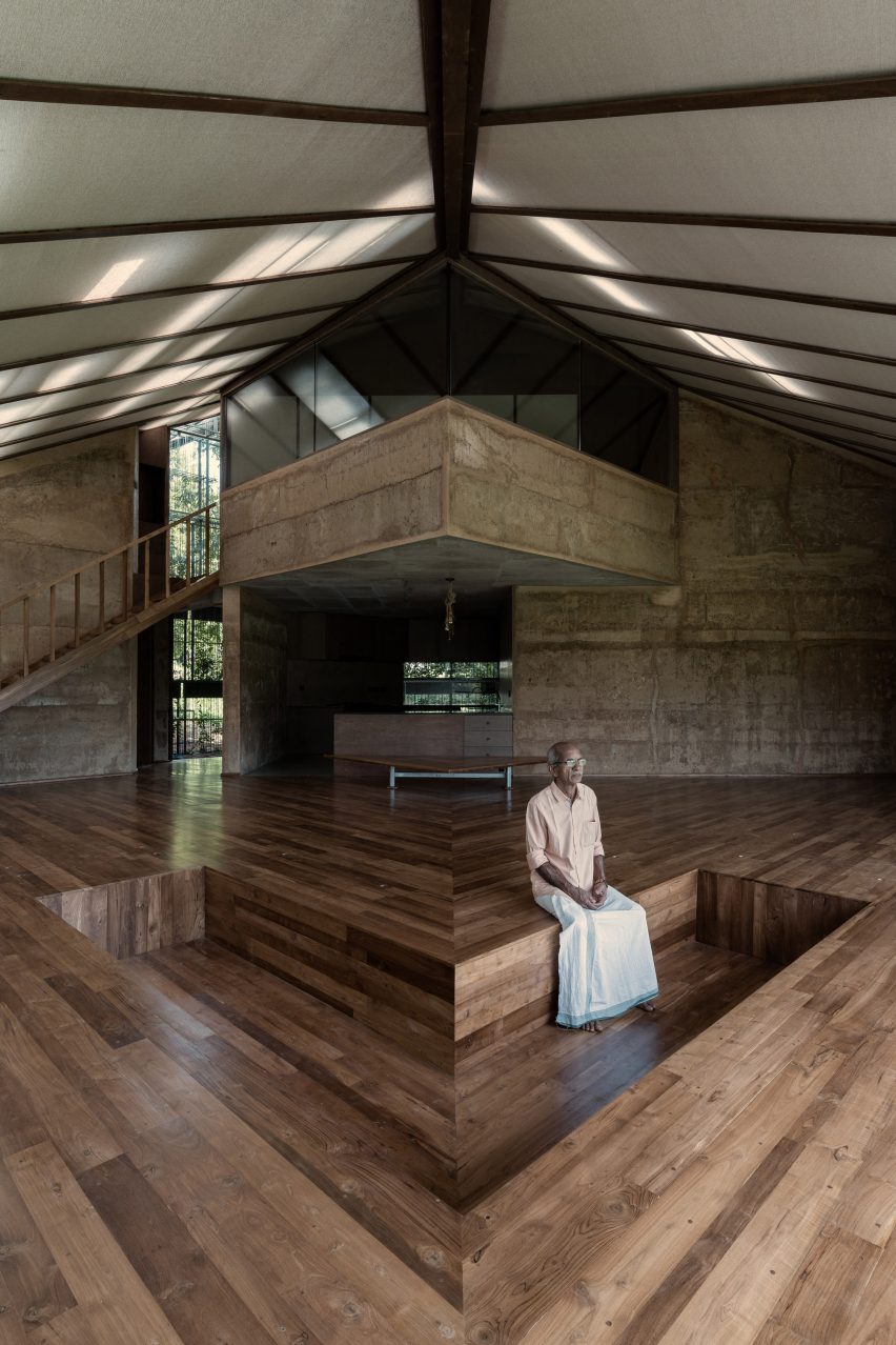 Interior view of Nisarga Art Hub by Wallmakers in Kerala, India