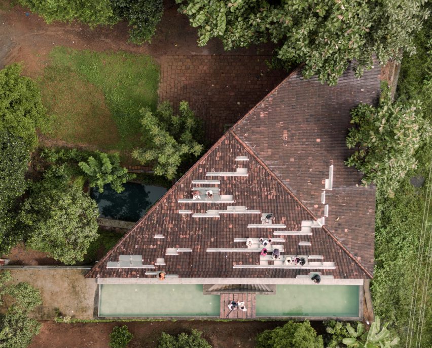 Exterior view of Nisarga Art Hub by Wallmakers in Kerala, India
