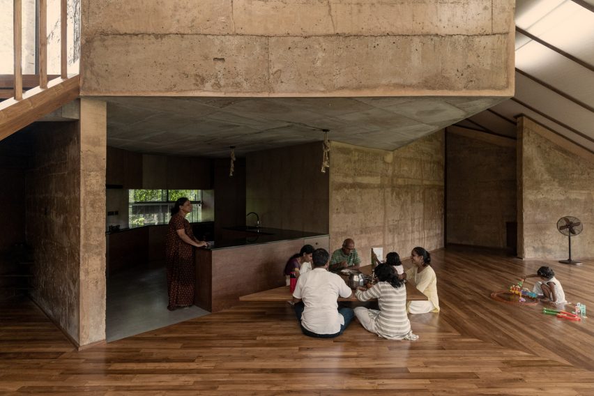 Interior view of Nisarga Art Hub by Wallmakers in Kerala, India