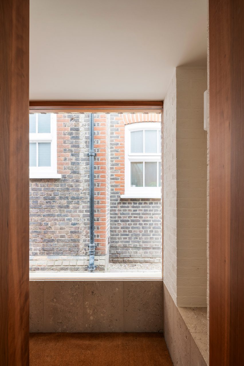 Window looking out of Wimbledon Villa London