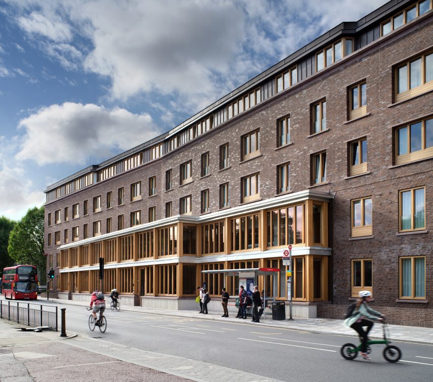 Exterior of the Appleby Blue elderly housing by Witherford Watson Mann