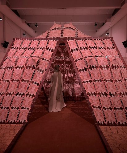 Yussef Agbo-Ola installation for Sharjah Architecture Triennial