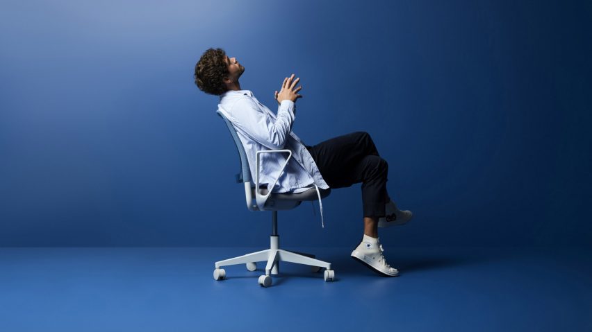Zenith designs customisable workplace chair upcycling plastic and ocean waste