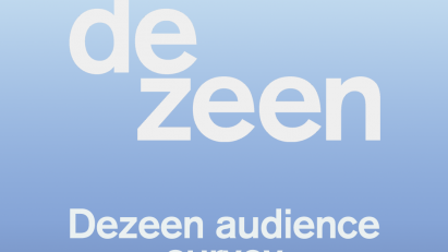 Dezeen audience survey banner