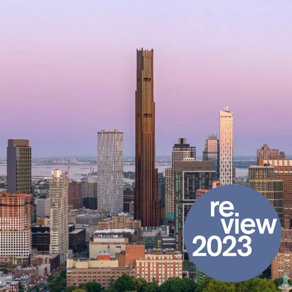 Brooklyn Tower distance at dusk