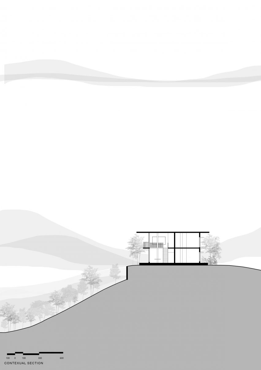 Section of wood louvred home in Kerala, India by 3dor Concepts