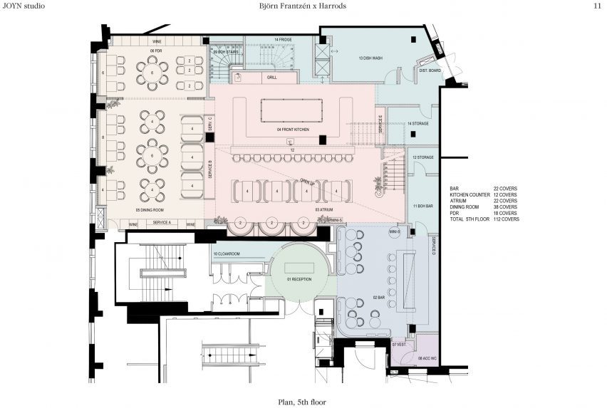 Fifth floor plan