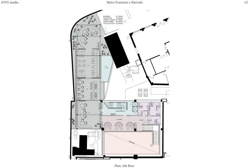Sixth floor plan