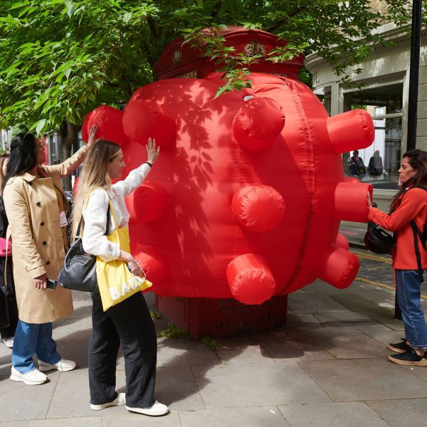 Photo of installation at Clerkenwell Design Week