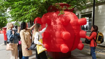 Photo of installation at Clerkenwell Design Week