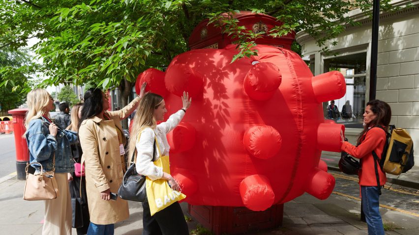 Photo of installation at Clerkenwell Design Week