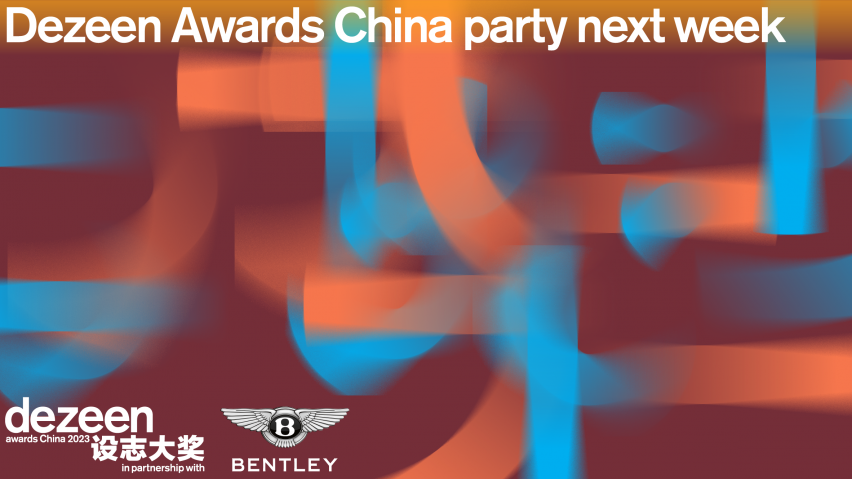 Dezeen Awards China 2023 winners will be announced next week in Shanghai