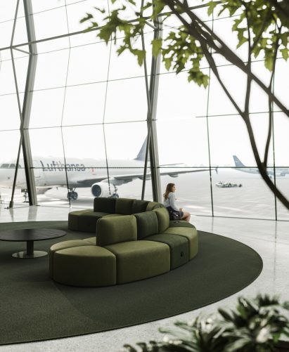 Derlot furniture in green