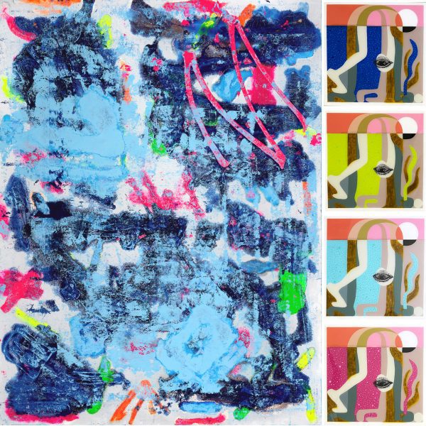 Artwork on display at Aqua Art Miami