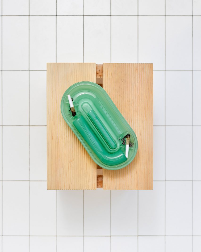 The Nesting Set on bathroom tiles