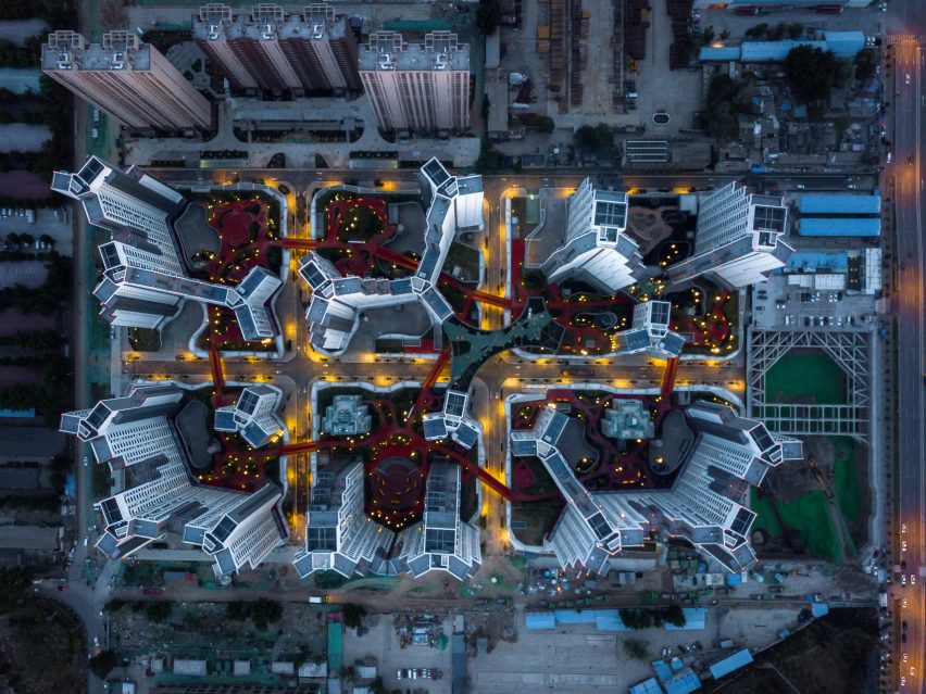 Photo of the Baiziwan social housing projects
