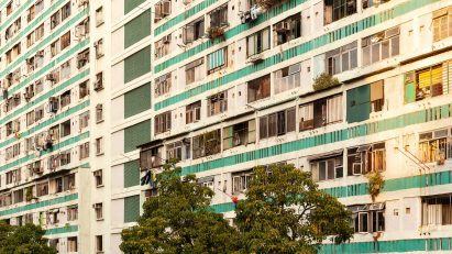 Apartment complex in Hong Kong