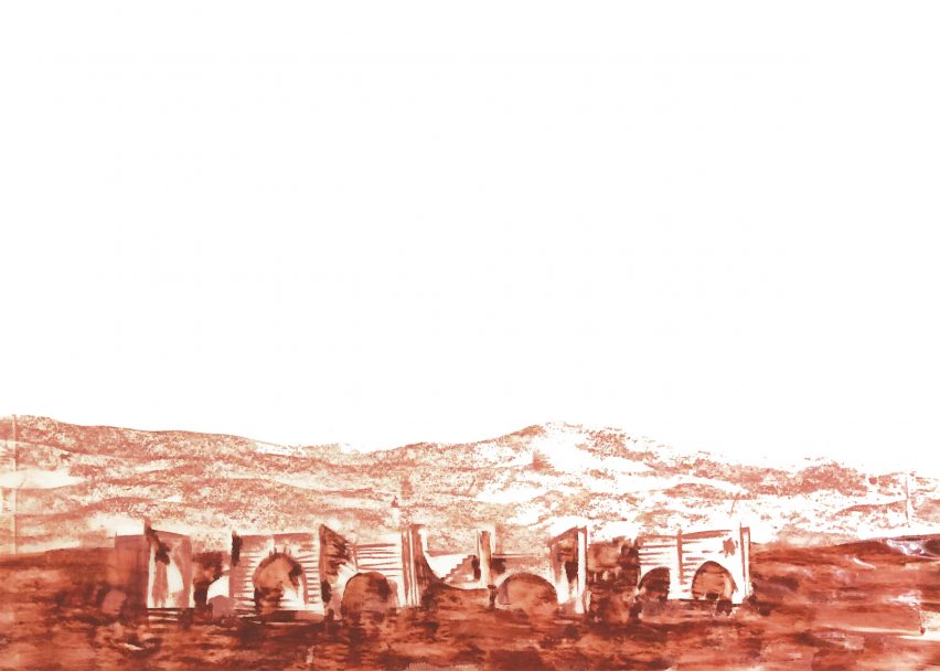 Concept drawing community centre in Bangalore by A Threshold