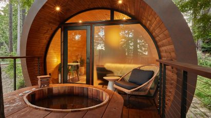 cylindrical treehouse