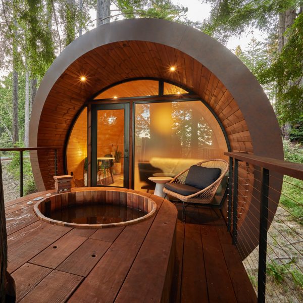 cylindrical treehouse