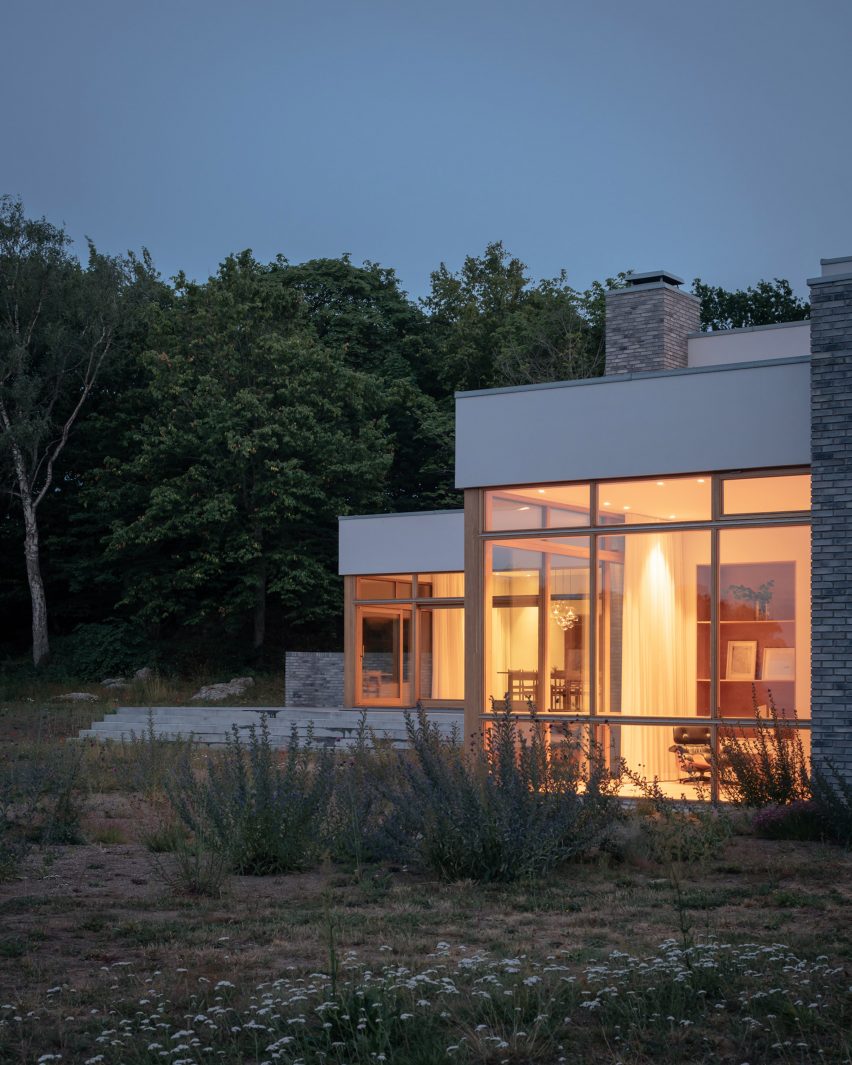 White home in Sweden by Asa Hjort Architects