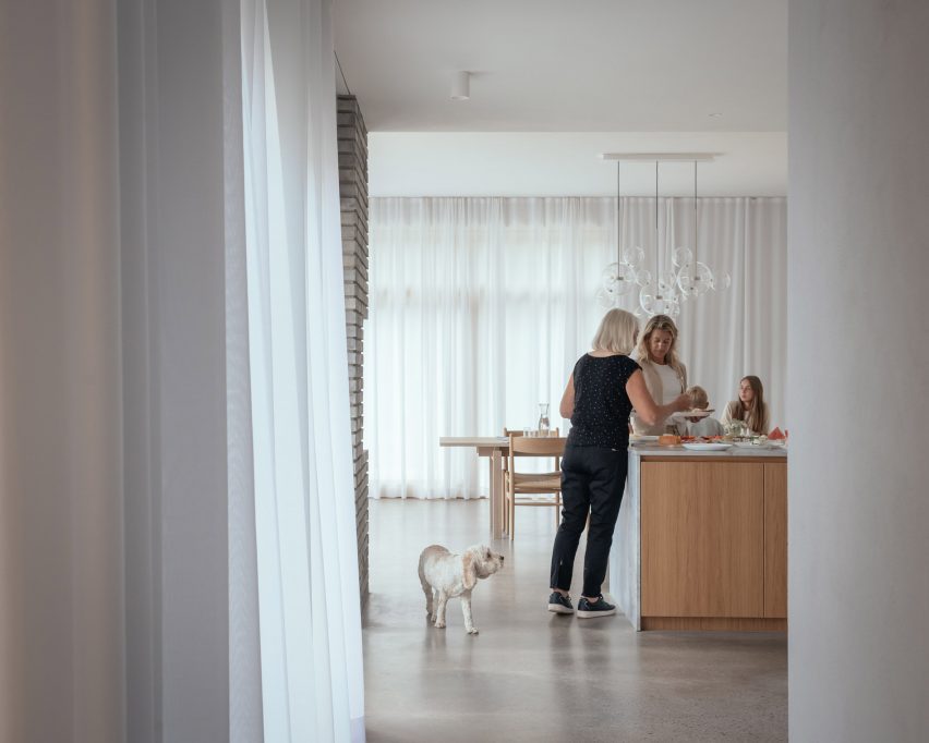 White home in Sweden by Asa Hjort Architects