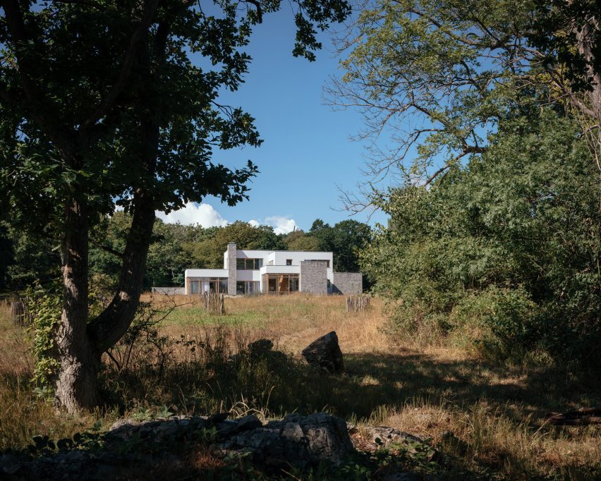 White home in Sweden by Asa Hjort Architects