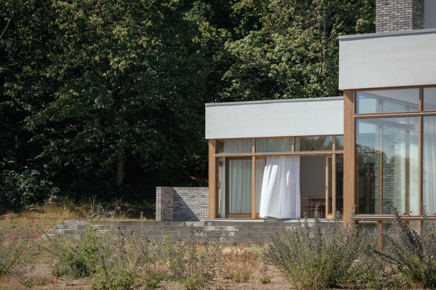 White home in Sweden by Asa Hjort Architects