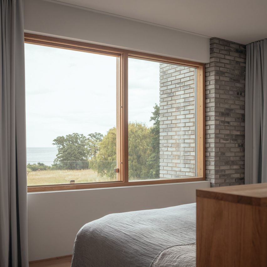 White home in Sweden by Asa Hjort Architects