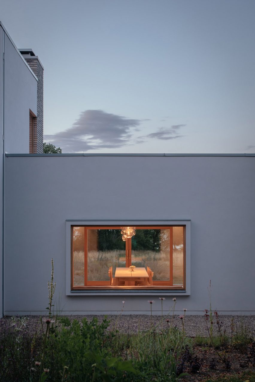 White home in Sweden by Asa Hjort Architects