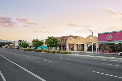 Plaster storefront in Atwater Village
