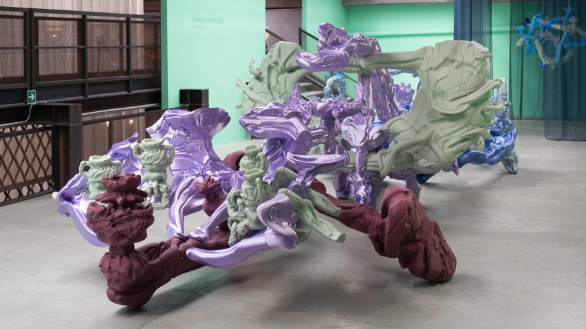 Celestial Proceedings sculpture by Audrey Large