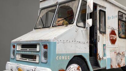 rendering of a van by students at arts university bournemouth