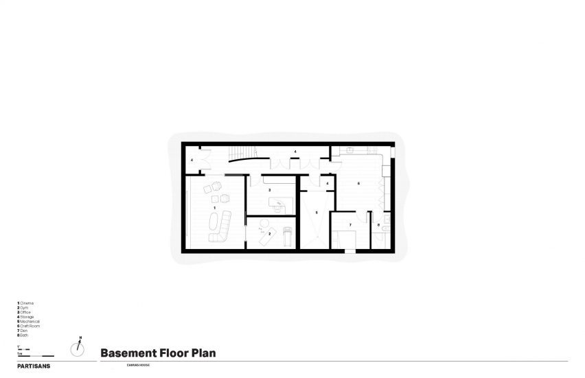 Basement floor plan
