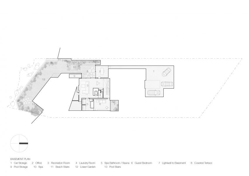 Basement floor plan