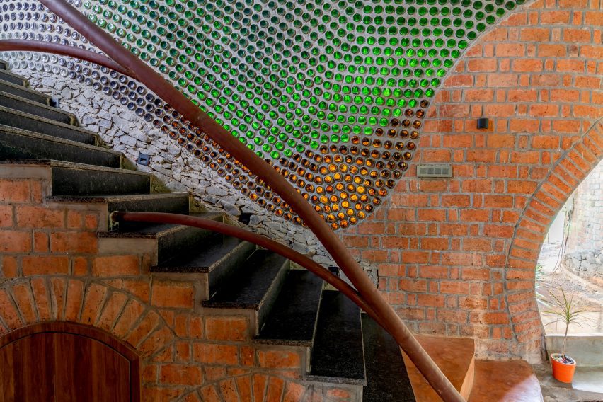 Blurring Boundaries designs brick home nestled in Indian forest