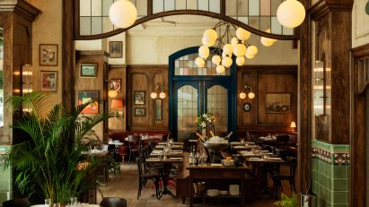 Restored Book Tower in Detroit features hospitality venues by Method Co