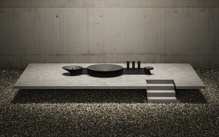 Compage tableware by Martinelli Venezia for Pulkra