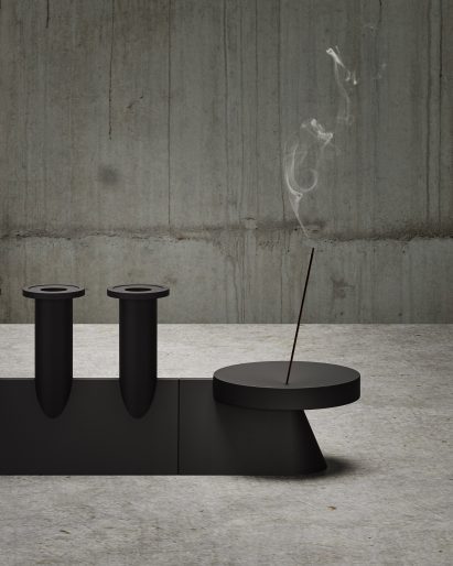 Incense stick burning 