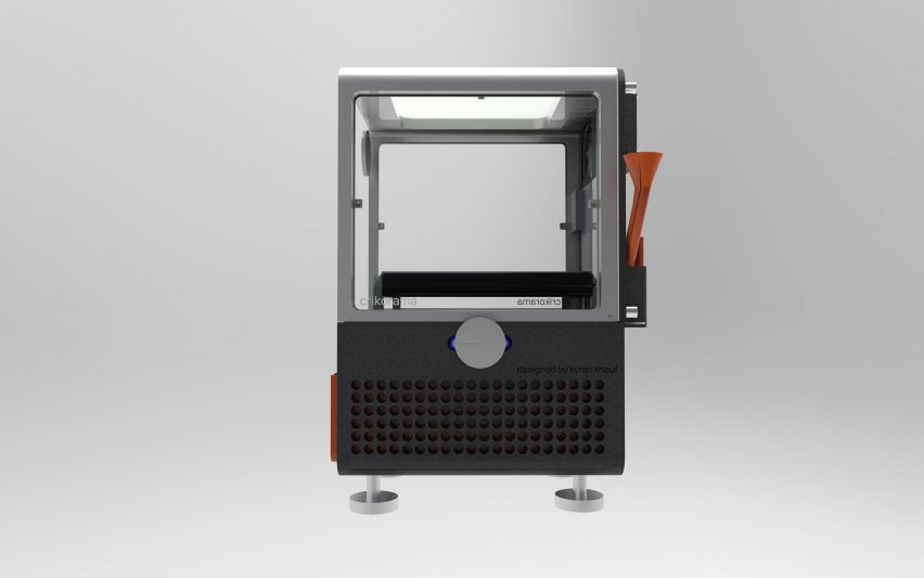 3d rendering of cricket farming machine