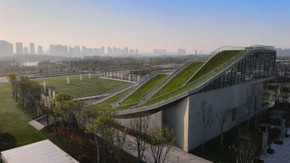 Rear view of arts centre by Decode Urbanism Office